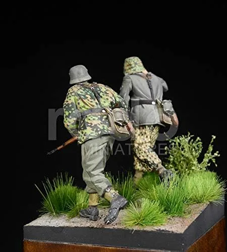 Vista 2 de 1/35 Figuras de resina Modelos Kits WWII Figuras militares sin ensamble sin pintar 671