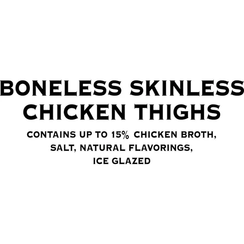 Vista 9 de Tyson® Muslos de pollo deshuesados y sin piel, 2.5 libras (congelado)