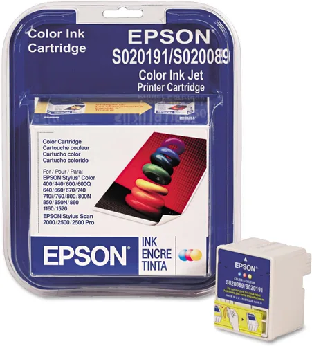 Vista 3 de Epson Cartucho de inyección de tinta Color S191089S020191S020089