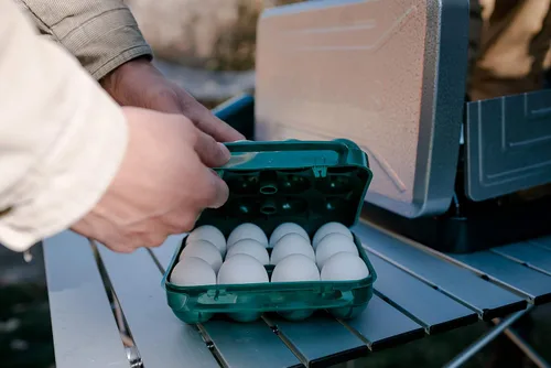 Vista 7 de Stansport - Recipiente para huevos para acampar y viajar
