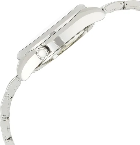 Vista 4 de SEIKO SNK361 - Reloj analógico de acero inoxidable con esfera negra para hombre, Negro -, Bobinado automático
