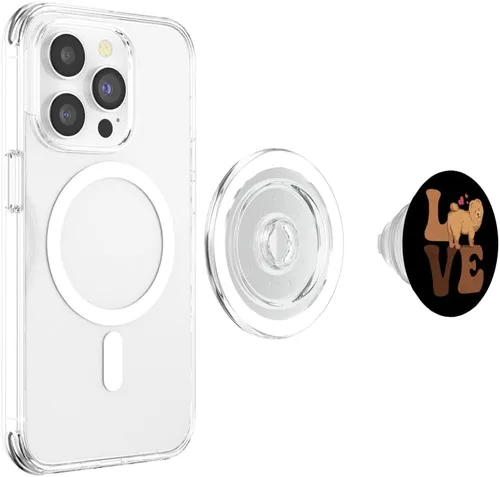 Vista 4 de Chow Chow Dog LOVE PopSockets MagSafe PopGrip para iPhone