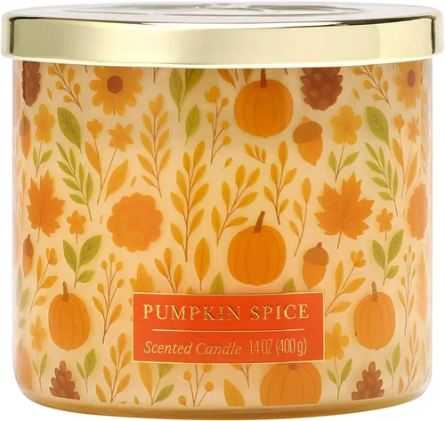 Vista 8 de Vela de girasol, velas perfumadas de girasol de verano, regalo para mujeres, vela grande de 3 mechas, 14 onzas