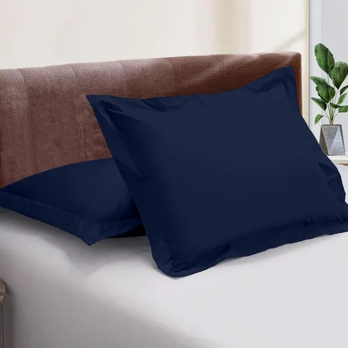 Vista 11 de Kotton Culture Juego de 2 fundas de almohada estándar de 20 x 26 pulgadas, fundas de almohada decorativas, 100% algodón egipcio de 600 hilos