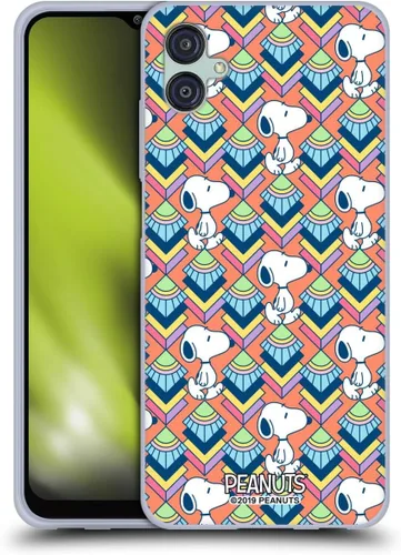 Vista 130 de Head Case Designs Snoopy Deco Dreams - Funda de gel con licencia oficial de Peanuts Blue Pattern [protección de grado militar] compatible con Google