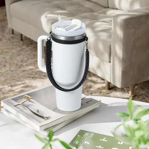 Vista 7 de Asa de Botella de Agua, Correa de Botella de Agua de Silicona, Portabotellas, Soporte con Correa, Se Ajusta a la Mayoría de Botellas de 8-40oz
