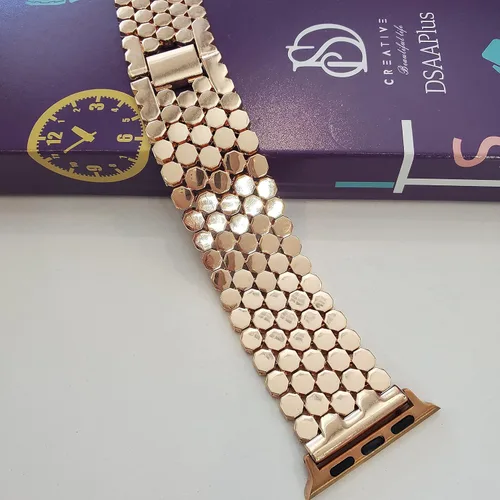 Vista 2 de Adjustable Fashion Chain Link Bracelet Band Compatible with Apple Watch
