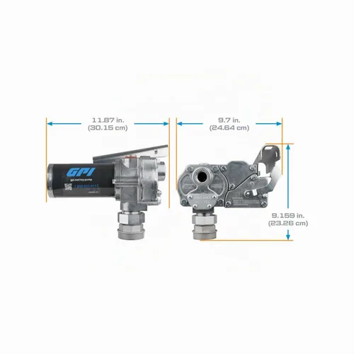 Vista 5 de GPI - Bomba de transferencia de combustible serie M-1115, boquilla de cierre automático, 12 GPM, 115 voltios (110000-82)