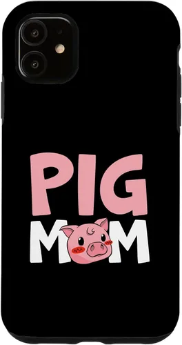 Vista 5 de Funda para iPhone 14 Pig Mom Pig Whisperer Piggy Pig Lover Día de la Madre