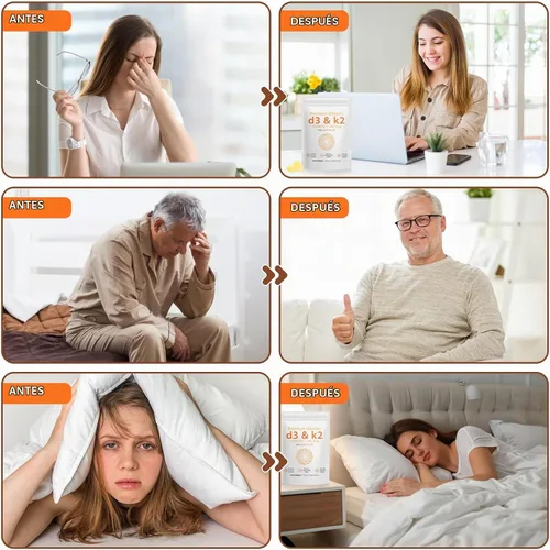 Vista 7 de Vitamina D3 K2 de 10000 UI – 240 cápsulas blandas de aceite de coco virgen, suplemento complejo de vitamina D y K 2 en 1, cápsulas blandas de apoyo