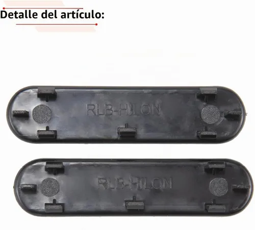 Vista 4 de RLB-HILON 1 par de manijas de panel de puerta, tapacubos y tornillos