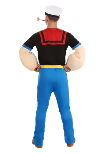 Vista 6 de Disfraz de Popeye para Hombre Multicolor