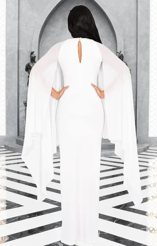 Vista 5 de KOH KOH Vestido largo hasta el suelo para mujer, elegante, formal, para fiesta de cóctel