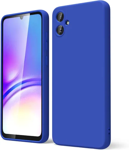 Vista 221 de oakxco Funda para teléfono Samsung Galaxy A12 con agarre de silicona líquida, linda delgada fina suave cubierta de gel de goma TPU lisa para mujeres
