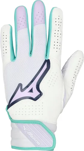 Vista 17 de Mizuno Finch Softball - Guantes de bateo acolchados Par Adulto y joven Palma antideslizante Palma acolchada Parte trasera de malla