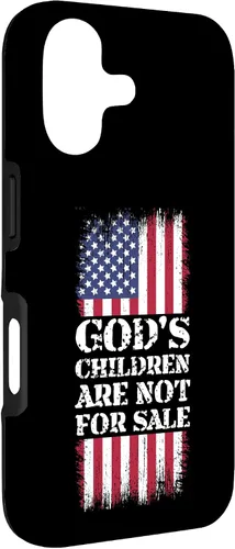 Vista 3 de God's Children are Not for Sale Funny Quote God's Children Case for iPhone 17