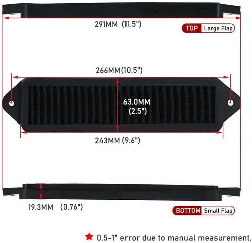 Vista 3 de Filtros de Cubierta de Aire Compatibles con BMW E chasis E82 E88 E90 E91 E92 E93 X1 335i 135i 328i Negro
