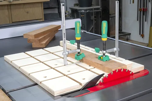 Vista 11 de MICROJIG MatchFit Abrazadera AP de cola de milano con almohadilla X, herramienta de sujeción de 2 vías para mesa de enrutador, accesorios CNC