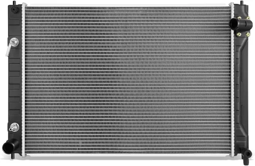Vista 9 de DNA Motoring OEM-RA-2459 Repuesto de radiador de refrigeración de aluminio estilo OE compatible con Infiniti QX4 01-03 / 01-04 Pathfinder AT, 27
