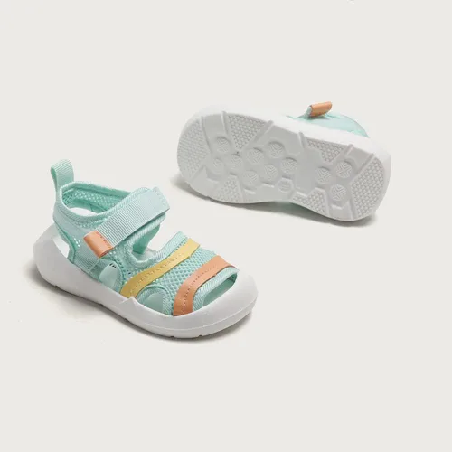 Vista 5 de OAISNIT Sandalias deportivas para bebés, niños y niñas, ligeras, antideslizantes, suela de goma, zapatos de agua acuática para playa, zapatos