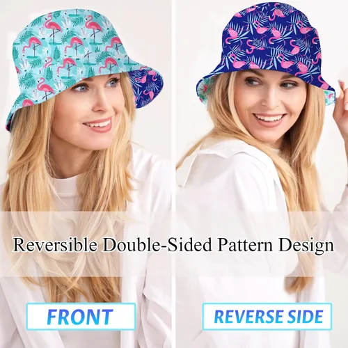 Vista 4 de Sombrero de pescador para mujeres y hombres, unisex, plegable, para exteriores, sombrero de pescador
