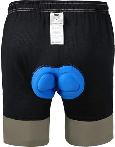 Vista 3 de VAYAGER - Pantalones cortos de ciclismo con acolchado 3D para bicicleta de montaña, ajuste holgado, ligeros
