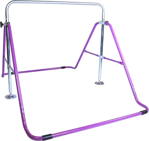 Vista 8 de Barra de gimnasia para entrenamiento en casa para niños, barra de kip horizontal expandible plegable, equipo de gimnasio en casa para niños y niñas