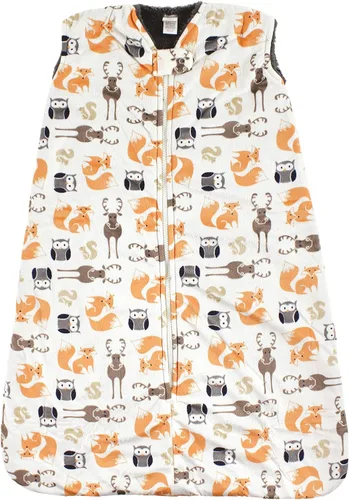 Vista 7 de Hudson Baby - Saco de dormir unisex de piel de visón para bebé con interior de sherpa, saco de dormir, cobija Hedgehog
