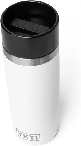 Vista 37 de YETI Rambler - Botella de viaje de 8 onzas, acero inoxidable, aislada al vacío con tapa a prueba de fugas, color negro