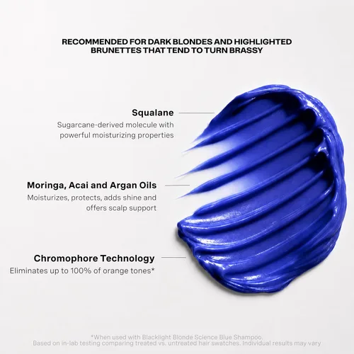 Vista 7 de Oligo Professionnel - Acondicionador azul - Rubio negro Science NEU BLU - Elimina el cobrizo - Hidrata y suaviza para una textura sedosa - Mejora