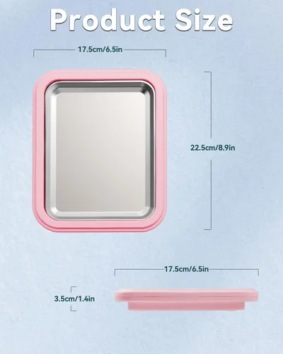 Vista 5 de Máquina de helados enrollada, placa manual de acero inoxidable para hacer rollos de helado con 2 raspadores, bandeja de postre congelado casera,