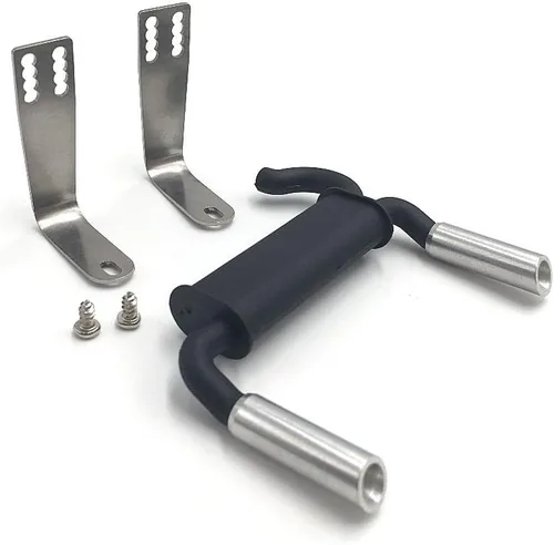 Vista 4 de KYX Racing Nylon Tubo de Escape Actualizaciones Accesorios para 1/10 RC Crawler Car Axial SCX10 II Traxxas TRX-4 TRX4