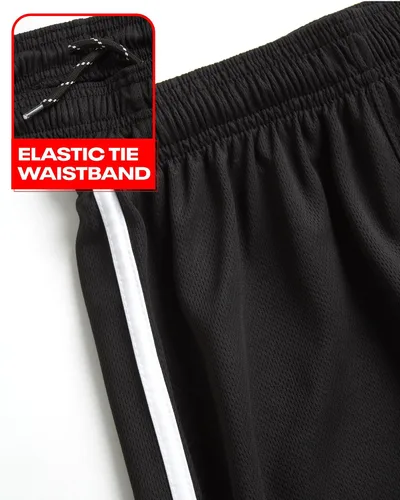 Vista 4 de Reebok Boys Basketball Shorts - Performance Athletic Shorts for Boys