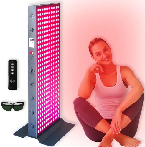 Vista 12 de Dispositivo de terapia de luz roja para cuerpo completo, 630 nm, 660 nm, 810 nm y 850 nm, panel LED de grado clínico de doble chip de infrarrojo
