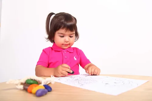 Vista 2 de Crayones Crayon Rocks, 16 colores en bolsa de muselina