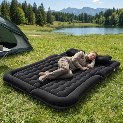 Vista 8 de Colchón inflable de aire SUV, colchón de coche de PVC que se reúne