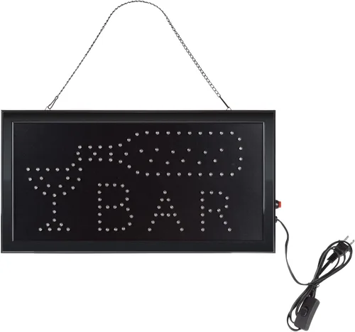 Vista 7 de Letrero de barra LED – Letrero eléctrico de neón con animación y LED de bajo consumo para hogares, negocios y eventos por Lavish Home