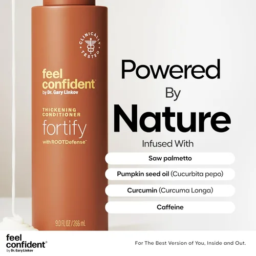 Vista 3 de Acondicionador espesante para el cuidado del cabello para hombres y mujeres con cabello fino o adelgazante – cirujano capilar formulado con semillas