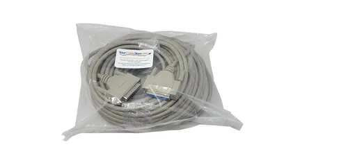 Vista 2 de Your Cable Store Cable de puerto serie de 100 pies DB25 de 25 pines macho a hembra RS232