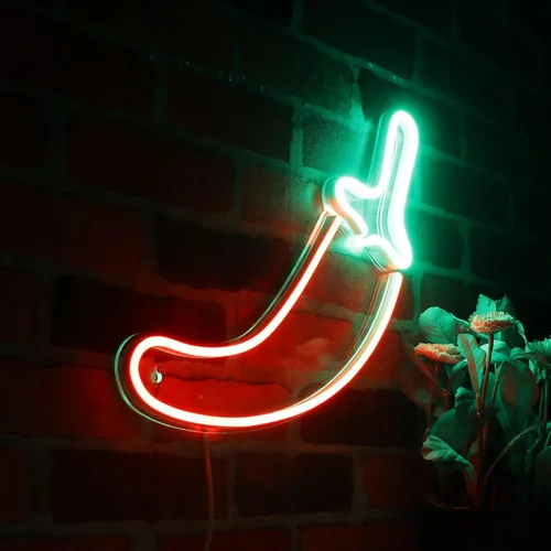 Vista 4 de ADVPRO Red Pepper Flex Silicone LED Neon Sign - Blue - st16s42-fnu0405-b