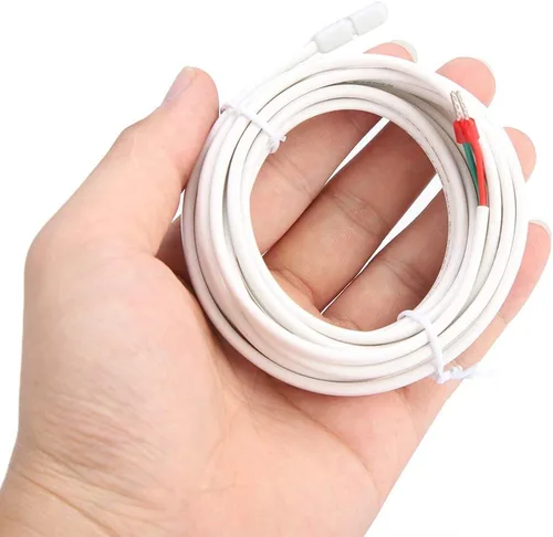 Vista 7 de Milltrip Sonda del sensor del termóstato de la calefacción por suelo radiante, cable de sonda del sensor del sensor de temperatura del piso