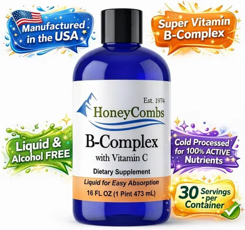 Vista 7 de Complejo B líquido con Vit-C, 16oz