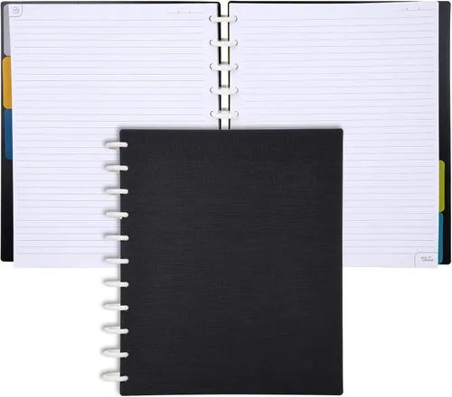 Vista 100 de Talia - Cuadernos de notas con tapas, planificador, personalizables, (Rosa de los 90, Junior (5.5 pulgadas x 8.5 pulgadas))