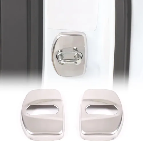 Vista 11 de CHEAYAR Cubierta protectora para cerradura de puerta de automóvil compatible con Chevrolet Corvette C8 2020-2023, cubiertas de bloqueo de puerta