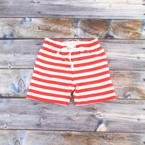 Vista 6 de Unique Baby Traje de verano patriótico para niños del 4 de julio de 2 piezas