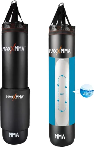 Vista 3 de MaxxMMA Kit de bolsa pesada de agua/aire de 5 pies (peso ajustable de 70 ~ 140 libras)