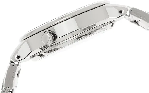 Vista 2 de Seiko SNK607 - Reloj automático de acero inoxidable con esfera negra para hombre Negro