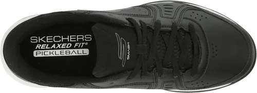 Vista 5 de Skechers Viper Court Smash-Athletic - Zapatos deportivos de pickleball para interiores y exteriores Tenis de ajuste relajado, NegroBlanco