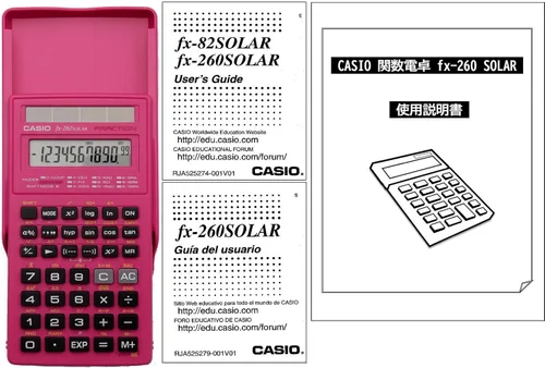 Vista 2 de CASIO Calculadora científica FX-260SLR-PK (FX-260SLR-PK)