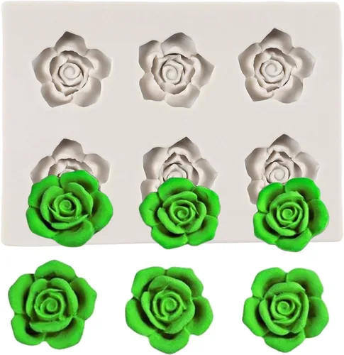 Vista 11 de Molde de Silicona de Flores Moldes de Fondant de Flores de Hibisco para Decoración de Pasteles Decoración para Cupcakes Dulces Chocolate Postres
